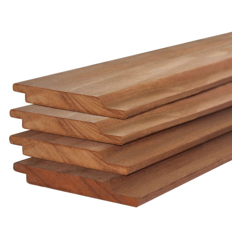 Red Cedar geschaafd 20x145 mm lengte 520 cm De Jongh Hout